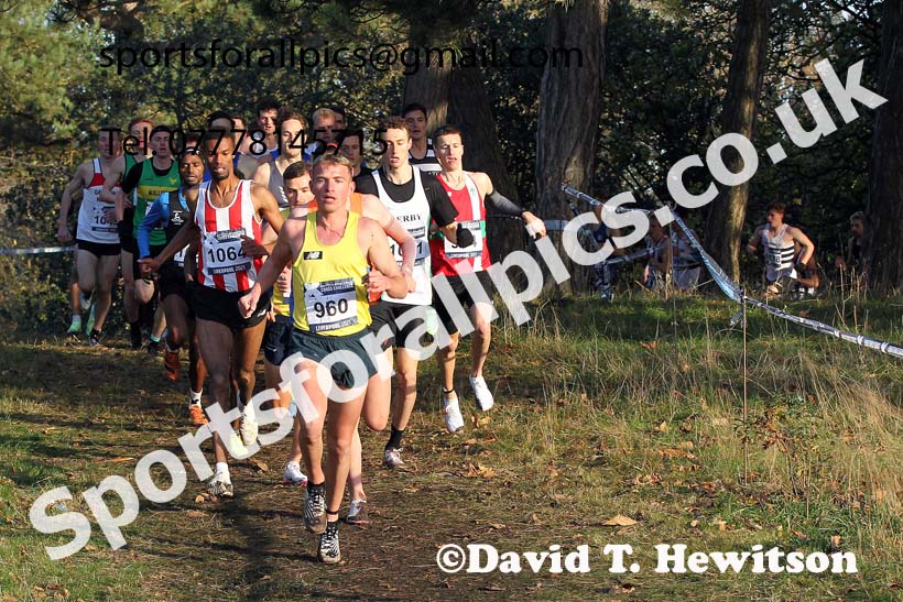 Senior men and Under-23s, European Cross Country Championships Trials, Sefton Park, Liverpool. Photo: David T. Hewitson/Sports for All Pics